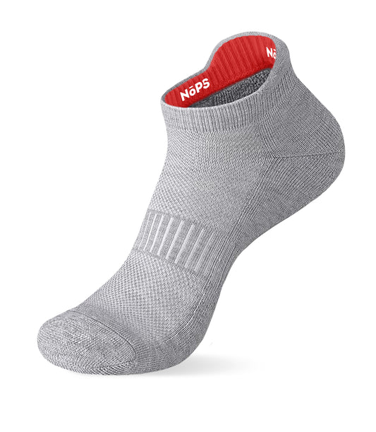 Athletic Socks (Low-Cut) Gray with Red Inner Tag